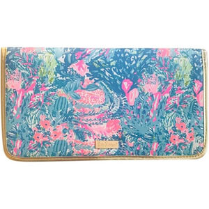 Lily Pulitzer Travel Wallet Passport Holder Organizer In Fished My Wish
